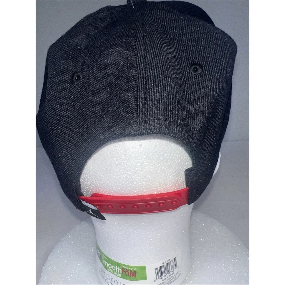 Nike Air Jordan Pro Jumpman Snapback Hat AR2118 Black Red Elephant Print